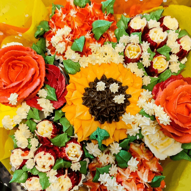 Cupcake bouquet (7 cakes)